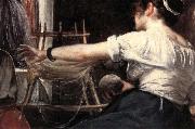 Diego Velazquez Details of The Tapestry-Weavers oil painting artist